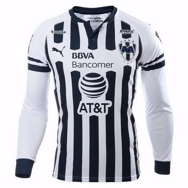Camiseta Monterrey Primera equipación ML 2018-2019 Negro Blanco